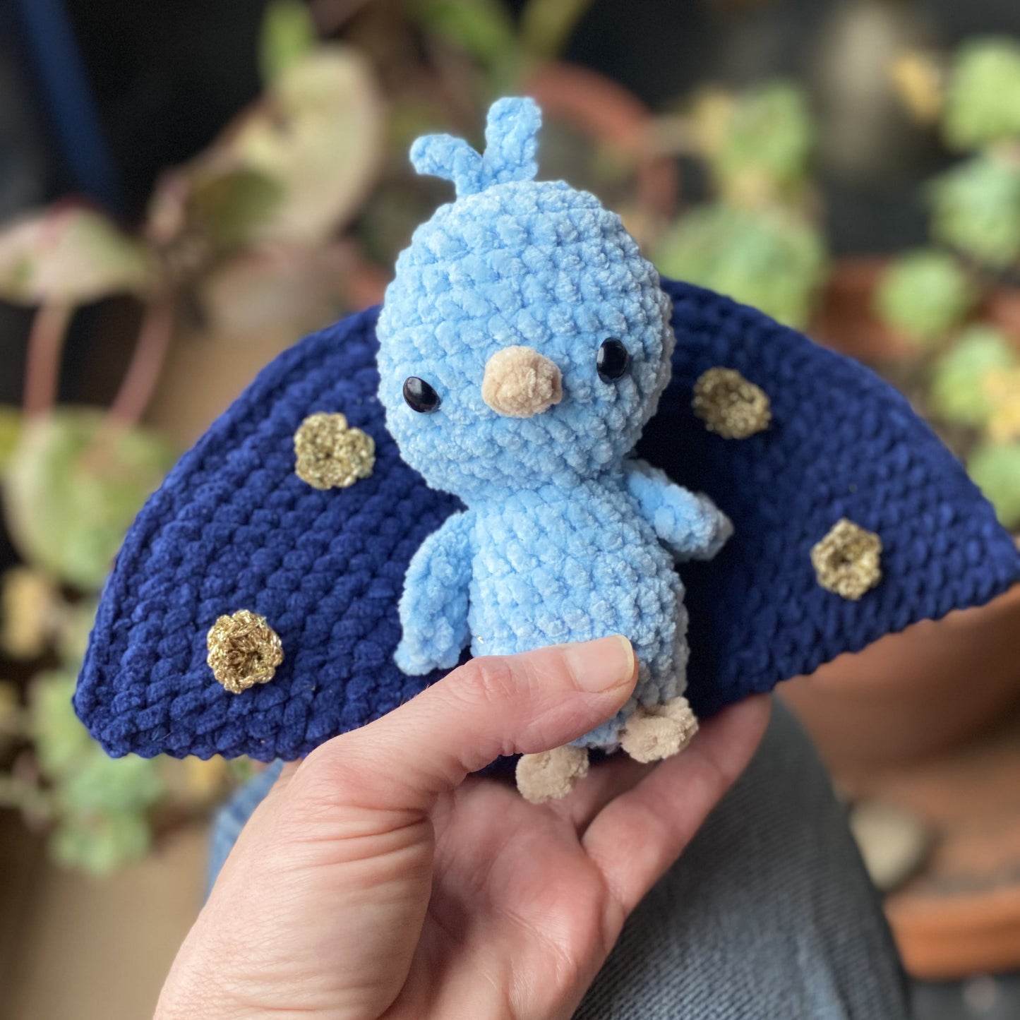 Peacock crochet pattern