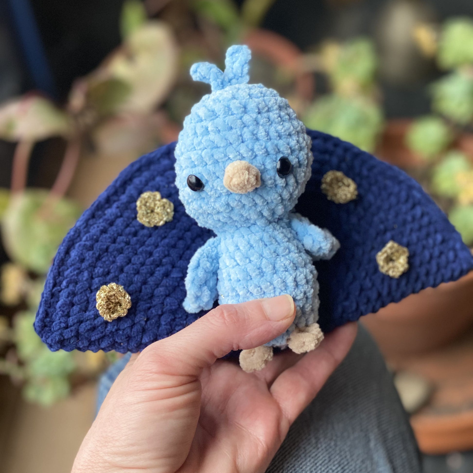 Peacock crochet pattern