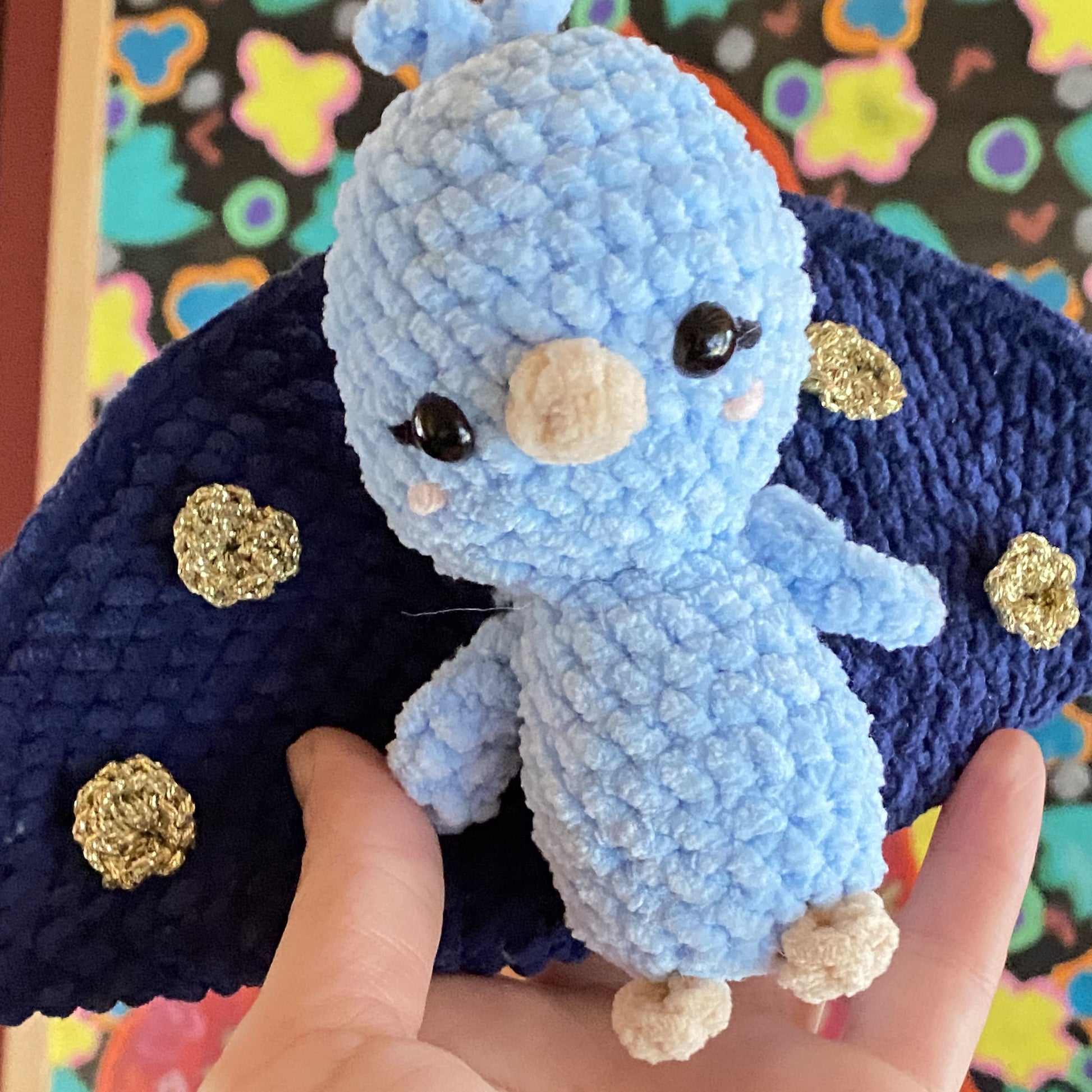 Peacock crochet download pattern