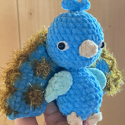 Peacock crochet pattern 4