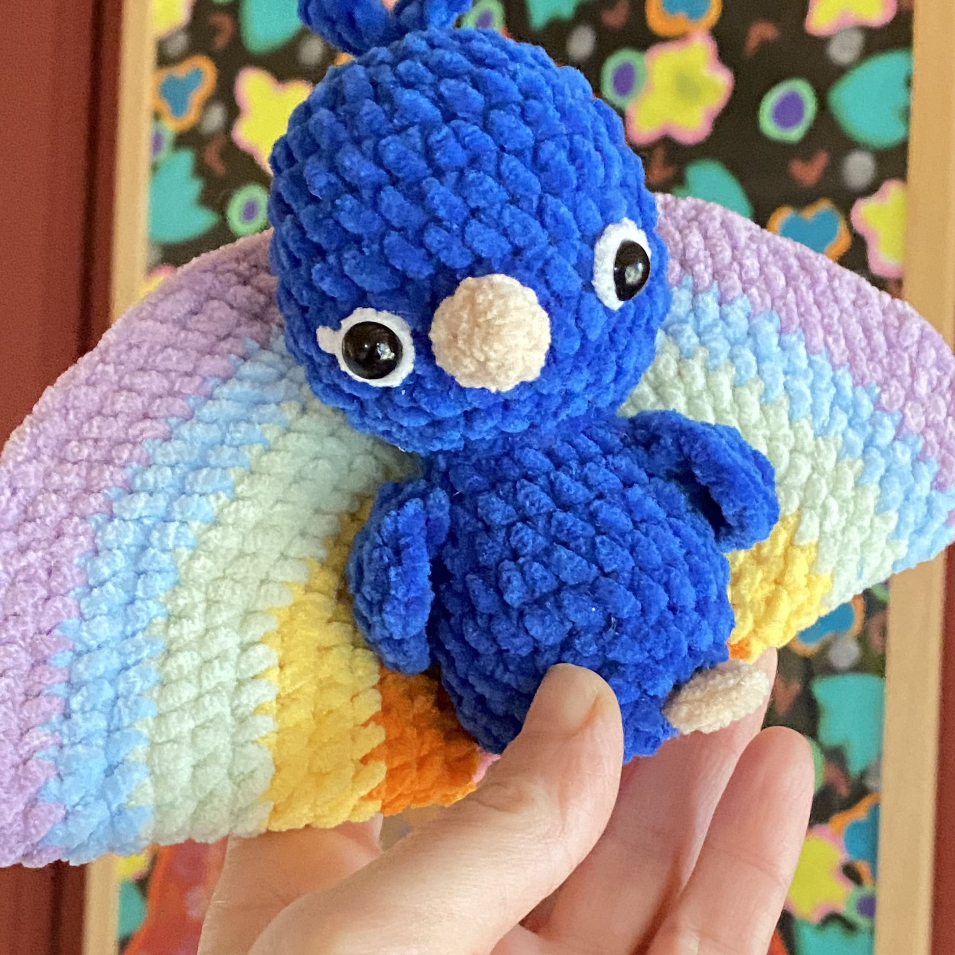 Peacock PDF crochet pattern