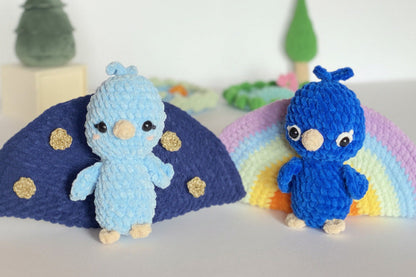 Peacocks crochet pattern