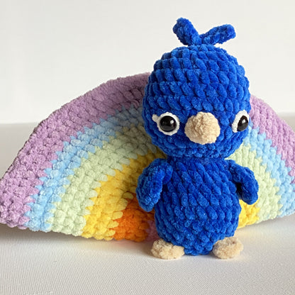 Peacock crochet pattern
