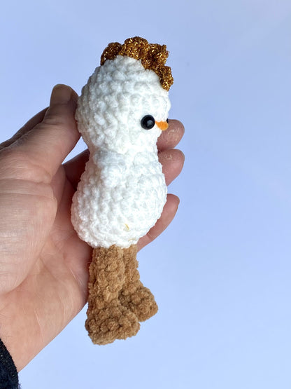 crocheted chick baby