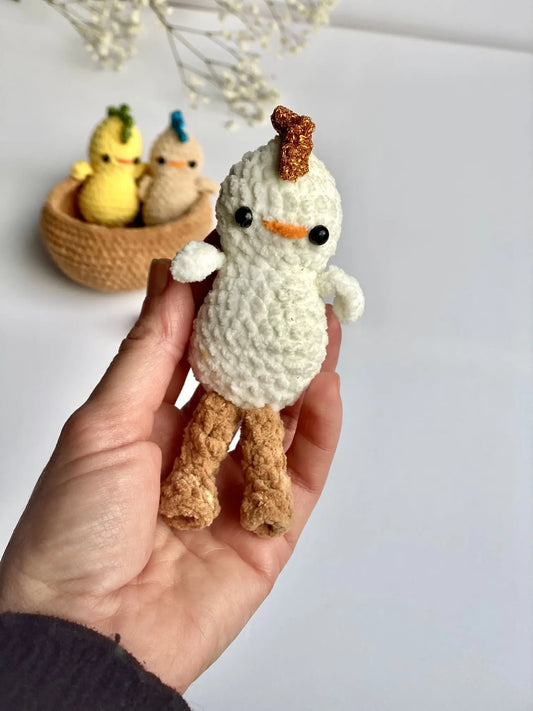 tchiptchip crochet pattern chicky in nest